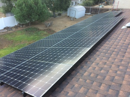JPS Solar power installation - El Cajon CA 92019 - Joseph